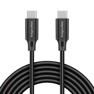 Kabel USB typu C - USB typu C 100 W 1 m Kruger&Matz Basic