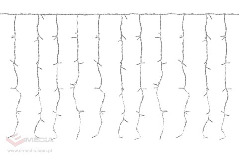 Kurtyna świetlna 10m (660 Led) kolor zimny biały, IP 44