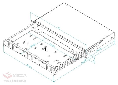 PRZEŁĄCZNICA ŚWIATŁOWODOWA TFDP-19-1U-12D-SC-B STALFLEX