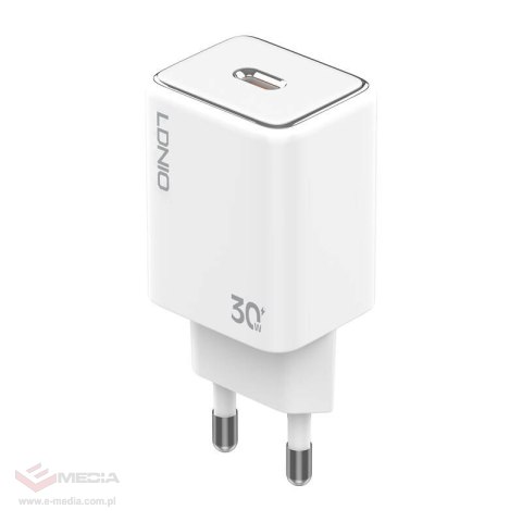 Ładowarka sieciowa 30W LDNIO A1508C USB-C + kabel USB-C