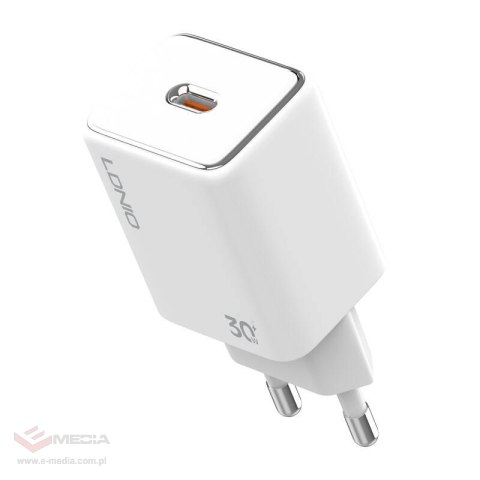 Ładowarka sieciowa 30W LDNIO A1508C USB-C + kabel USB-C