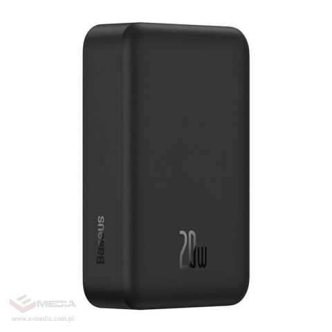 Powerbank magnetyczny Baseus Magnetic Mini 20000mAh, USB-C 20W MagSafe (czarny)