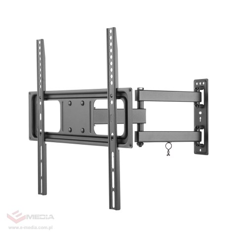Uchwyt do ściany 32-55 cali czarny LPA52-443 (regulacja w pionie i w poziomie)