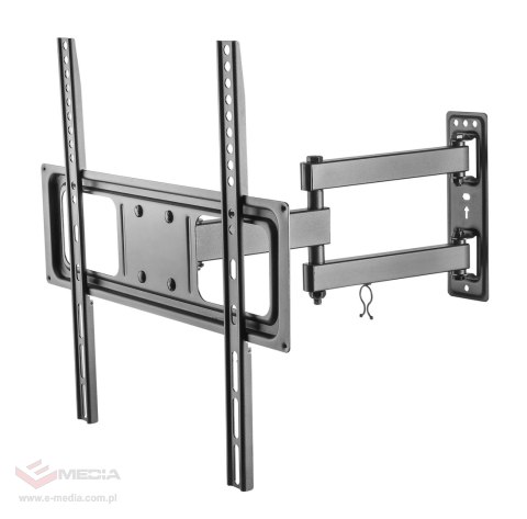 Uchwyt do ściany Kruger&Matz do LED TV 32-55 cali czarny (regulacja w pionie i w poziomie)