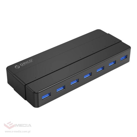 " Adapter Hub Orico 7xUSB 3.0 (czarny)"