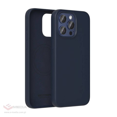 Etui Silikonowe Vention KUFL0-30 do iPhone 15 Pro (niebieski)