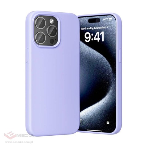 Etui Silikonowe Vention KUFV0-40 do iPhone 15 Pro Max (fioletowy)