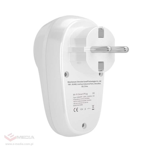 Inteligentne Gniazdko WiFi Sonoff S26R2TPF-DE (Typ F)