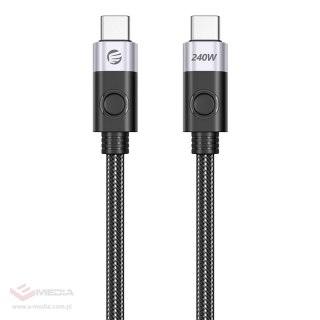 Kabel do ładowania Orico 240W USB-C do USB-C, 1,5 m (czarny)