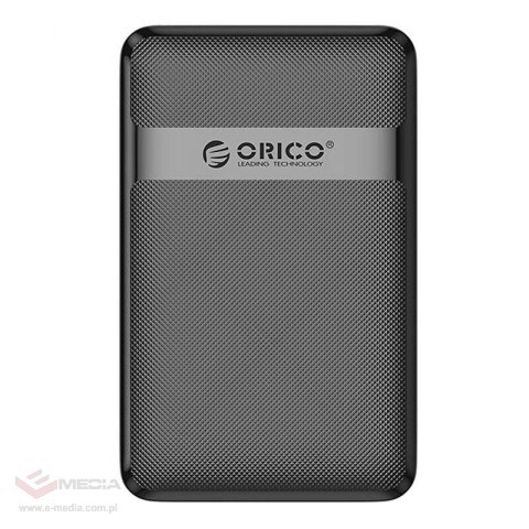 Obudowa dysku Orico 2577 HDD/SSD 2,5", 5Gbps, USB-A do USB Micro-B (czarna)