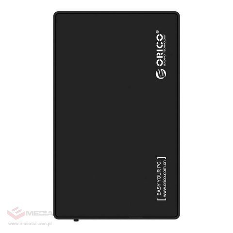 Obudowa dysku Orico 3588 HDD/SSD 3,5", 5Gbps, USB-A do USB-B (czarna)