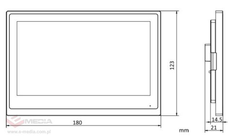 PANEL WEWNĘTRZNY Wi-Fi / IP DS-KH6351-WTE1 Hikvision