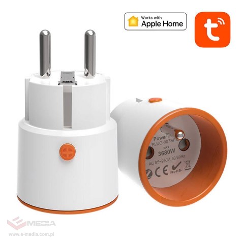 Inteligentne Gniazdko HomeKit NEO NAS-WR07BH 16A FR, ZigBee TUYA