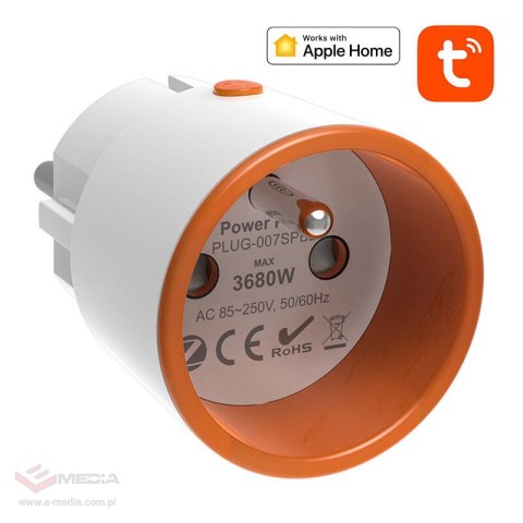 Inteligentne Gniazdko HomeKit NEO NAS-WR07BH 16A FR, ZigBee TUYA