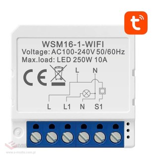 Inteligentny przełącznik dopuszkowy WiFi Avatto WSM16-W1 TUYA