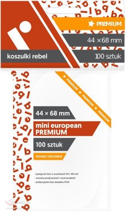 Koszulki 44x68mm Mini European Premium 100 sztuk