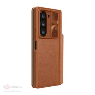 Etui Nillkin Qin Pro Leather Samsung Galaxy Z Fold 6 5G (brązowy)