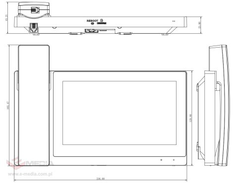 PANEL WEWNĘTRZNY IP VTH5421EW-H Wi-Fi / IP DAHUA