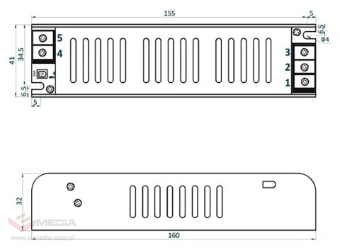 ZASILACZ IMPULSOWY ADLS-80-12 ADLER Power