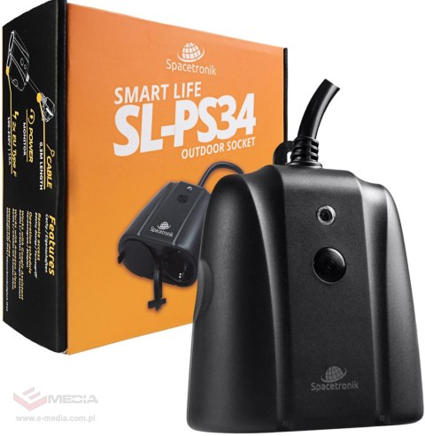 Zewnętrzne gniazdko WiFi Spacetronik Smart Life SL-PS34