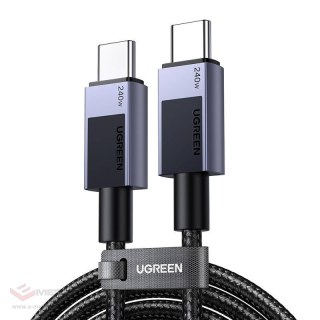 Kabel ładujący Ugreen USB-C to USB-C PD L513 (szary) 2m