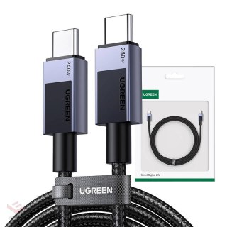 Kabel ładujący Ugreen USB-C to USB-C PD L513 (szary) 2m