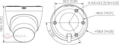 Kamera IP DAHUA IPC-HDW2449T-S-LED-0280B-PRO