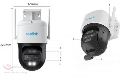 Kamera IP Reolink Trackmix Wired LTE z LAN 4MP