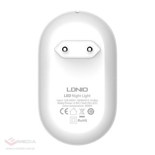 Lampka nocna z czujnikiem światła Ldnio Y2 Sensor Night Light