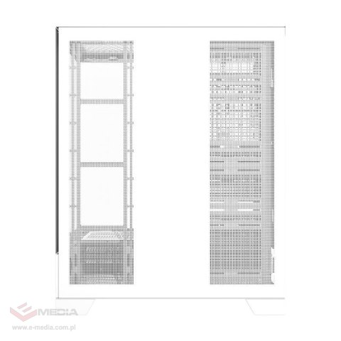 Obudowa komputerowa Darkflash DY451L PRO (biała) + 1 wentylator