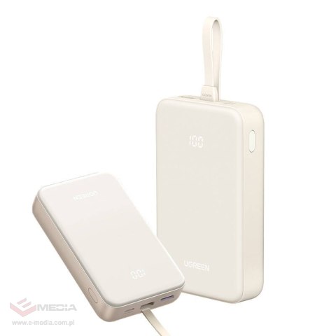 Powerbank 20000mAh Ugreen Nexode PB505, PD 20W (biały)