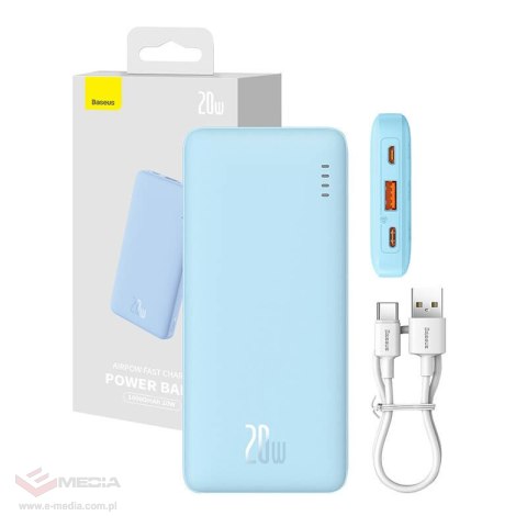 Powerbank Baseus Airpow 10000 mAh 20W (niebieski)
