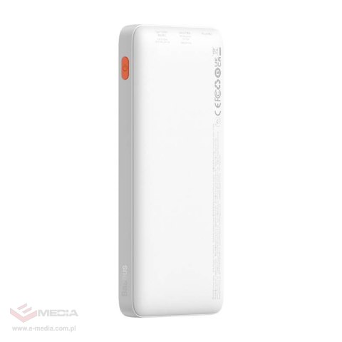 Powerbank Baseus Airpow 10000mAh 20W (biały)