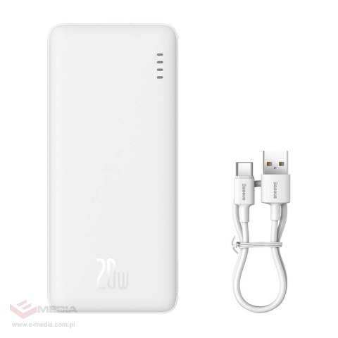 Powerbank Baseus Airpow 10000mAh 20W (biały)