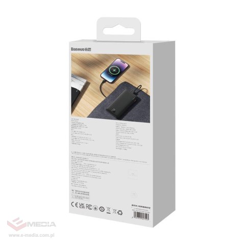 Powerbank Baseus Airpow 10000mAh 20W (czarny)