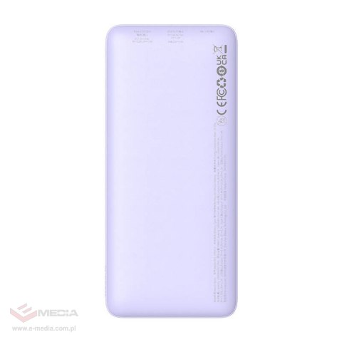 Powerbank Baseus Airpow 10000mAh 20W (fioletowy)