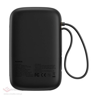 Powerbank Baseus QPow 2 10000mAh 30W 2xUSB-C (czarny)