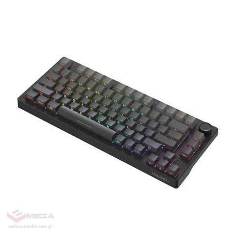 Bezprzewodowa klawiatura Dareu EK75 Pro RGB (Czarna)