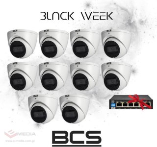 Kamera BCS Line BCS-L-EIP14FSR3-AI1 Opakowanie zbiorcze 10szt. Gratis Switch PoE + Gratis Switch PoE