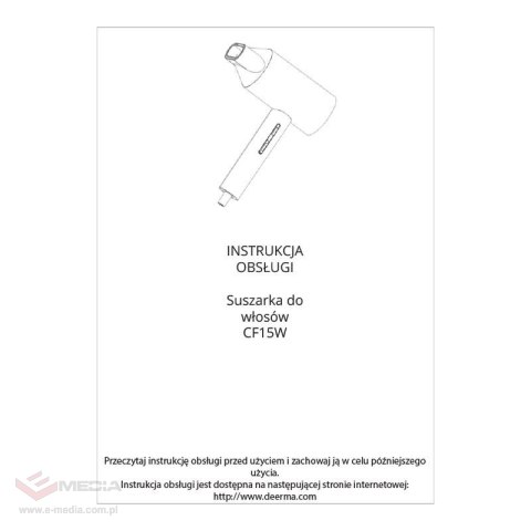 Suszarka do włosów Deerma CF15W
