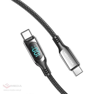 Kabel USB Vention TAYBAV USB 2.0 C-C 100 W 5A 1.2M (czarny)