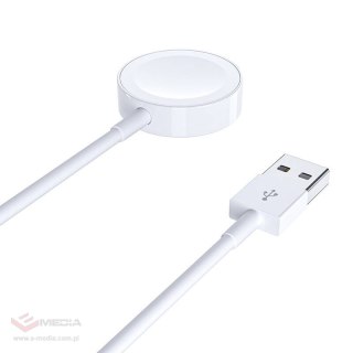 Ładowarka bezprzewodowa Choetech do Apple Watch USB-A (biała)