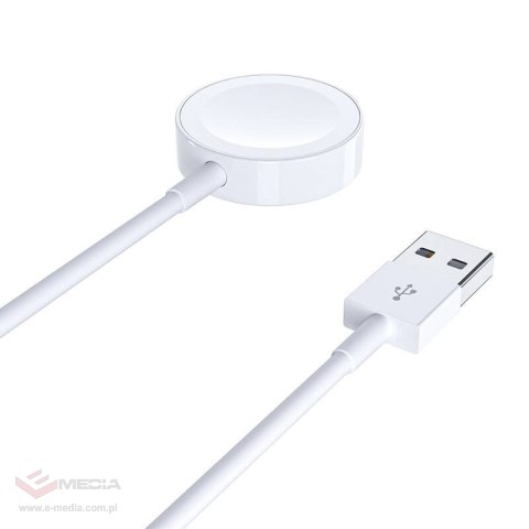 Ładowarka bezprzewodowa Choetech do Apple Watch USB-A (biała)