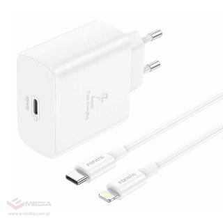 Ładowarka sieciowa Foneng EU62 45W USB- C + kabel USB-C do lightning (biała)