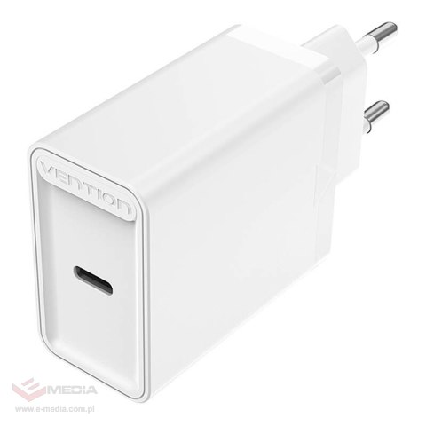 Ładowarka sieciowa Vention FAIW0-EU USB-C 30W (biała)