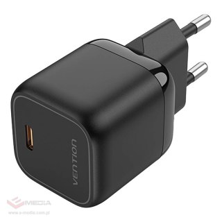 Ładowarka sieciowa Vention FAKB0-EU USB-C GaN 30W (czarna)