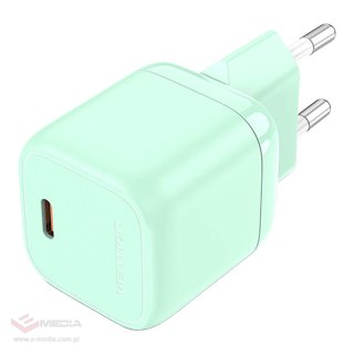 Ładowarka sieciowa Vention FAKG0-EU USB-C GaN 30W (zielona)