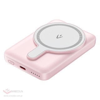 Powerbank magnetyczny 5000mAh Vention FHSP0 20W (różowy)