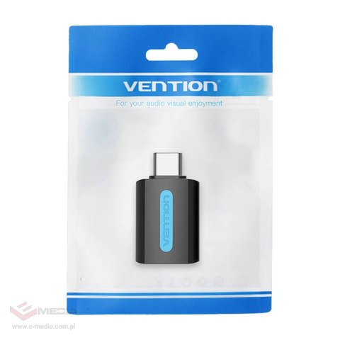 Vention Adapter USB CDTB0, USB-C męski do USB 2.0 żeński (czarny)