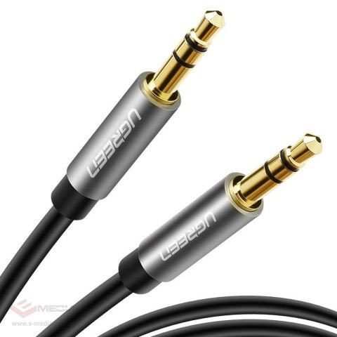 Kabel mini jack 3,5mm AUX UGREEN AV119 1m (czarny)